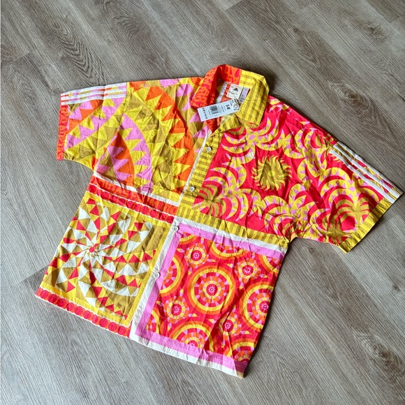 Adidas Farm Solar Kaleidoscope Pink Top - Picture 9 of 11